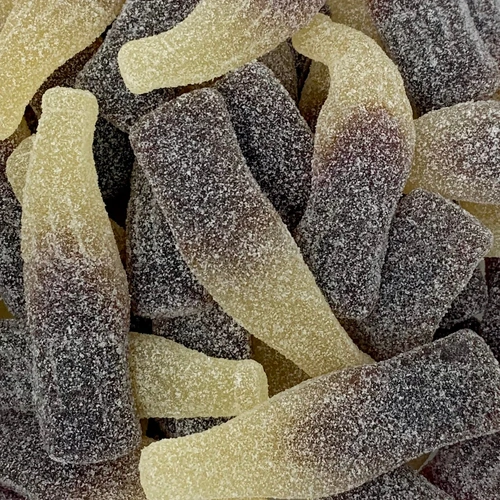 GIANT SOUR COLA BOTTLES 1KG