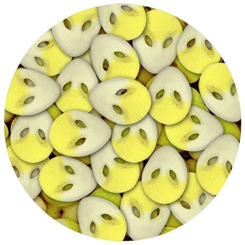 JUICY JELLY SWEDISH SOUR ALIEN PASSIONFRUIT & PINEAPPLE 2.27KG