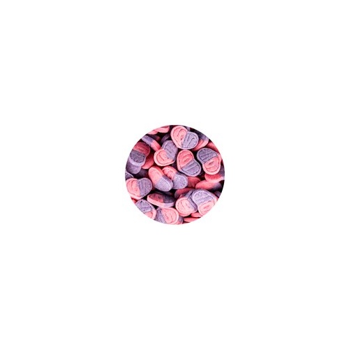 JUICY JELLY SWEDISH SOUR HEART TUTTI FRUTTI 2.27KG