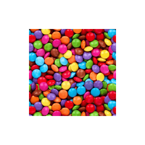 COLOURED CHOCOLATE DROPS 1.0KG