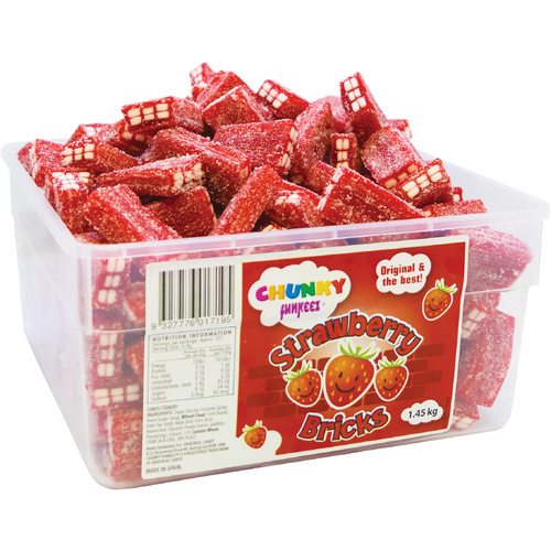 CHUNKY STRAWBERRY BRICKS 1.45KG