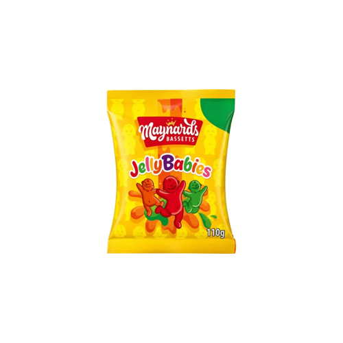 MAYNARDS BASSETTS JELLY BABIES BAG 110G X 10