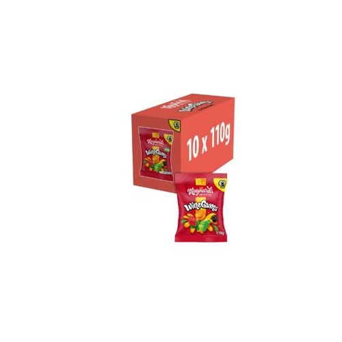 MAYNARDS BASSETTS WINE GUMS BAG 110G X 10