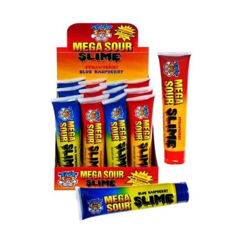 TNT MEGA SOUR SLIME GRAPE & WATERMEON 120G X 12