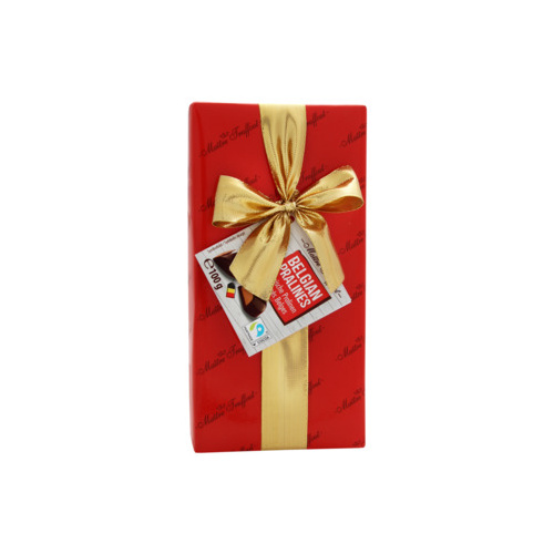 MAITRE TRUFFOUT ASSORTED BELGIAN HEART PRALINES RED 100G x 14