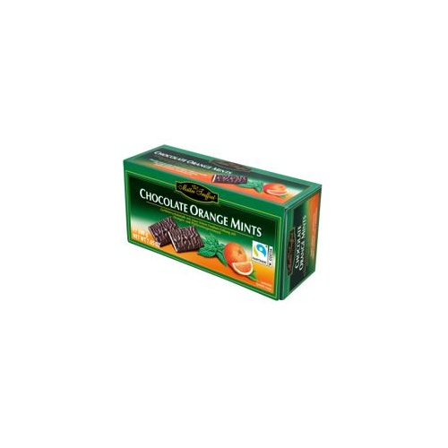 MAITRE TRUFFOUT DARK CHOCOLATE ORANGE / MINT 200G x 16