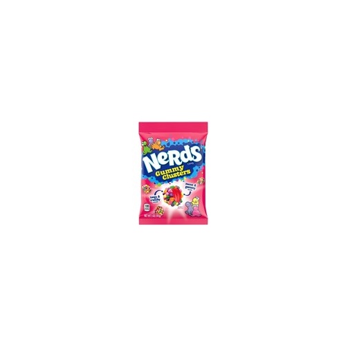 NERDS GUMMY CLUSTER RAINBOW PEG BAG 141G X12