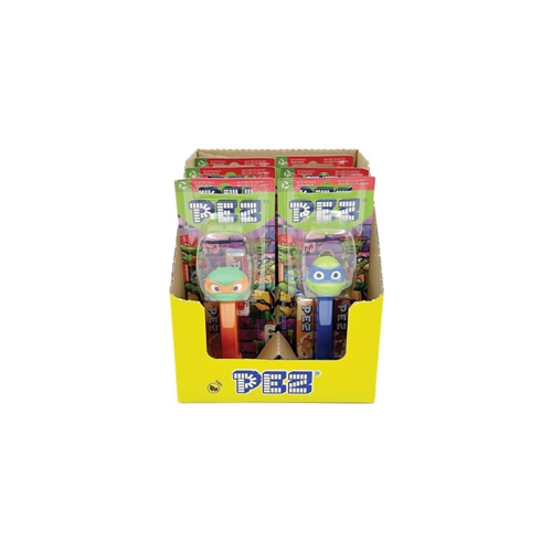 PEZ DISPENSER NINJA TURTLES 17G x 6