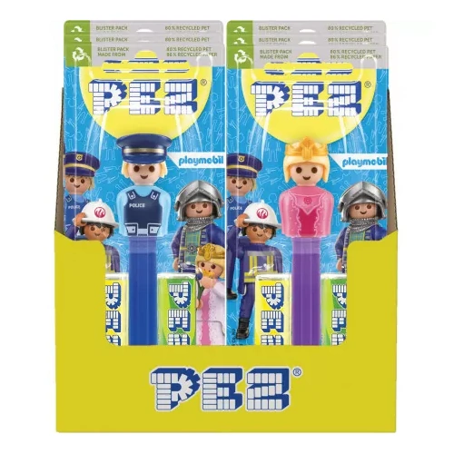 PEZ DISPENSER PLAYMOBIL 17G x 6