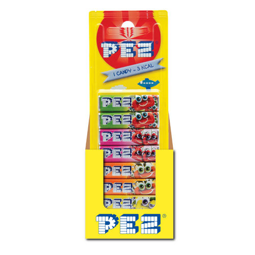 PEZ BLISTER REFILL FRUITS {8X8.5G} X 12