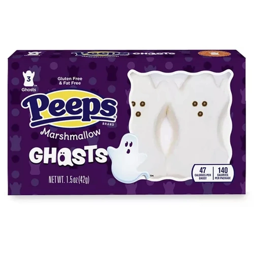 JB HALLOWEEN PEEPS 3PK GHOST 43G X 24