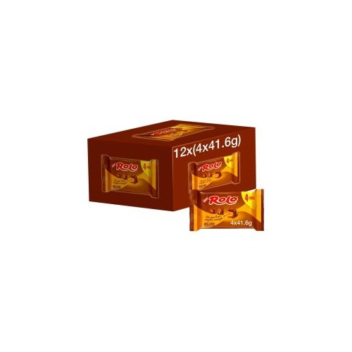 ROLO MILK CHOCOLATE & CARAMEL TUBE 166.4G x 12