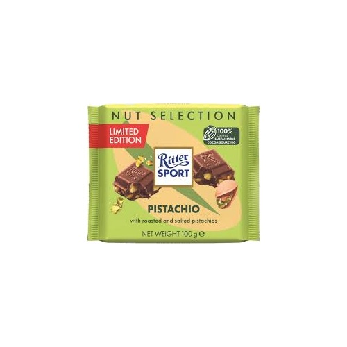 RITTER SALTED PISTACHIO 100G X12