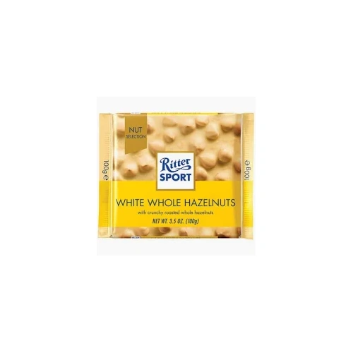 RITTER WHITE WHOLE HAZELNUT 100G X10