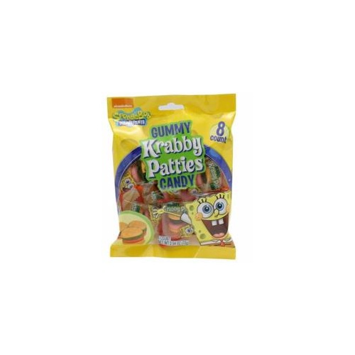 SPONGEBOB PATTIES GUMMY PEG BAG 72G X 12