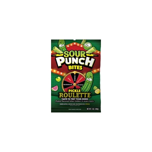 SOUR PUNCH BITES PICKLE ROULETTE 142G X 12