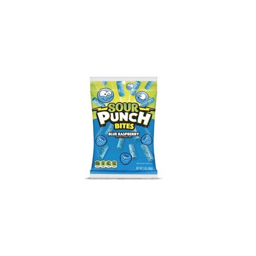 SOUR PUNCH BLUE RASPBERRY BITES 142G X 12