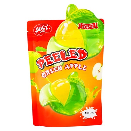 SWEET SOLUTIONS PEELED GREEN APPLE 120G X12