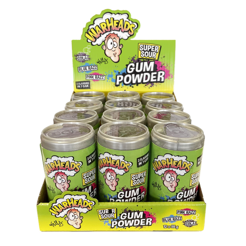 WAR HEADS GUM POWDER 55G X12