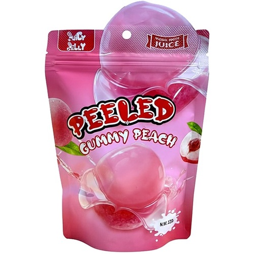 SWEET SOLUTIONS PEELED PEACH 120G X12