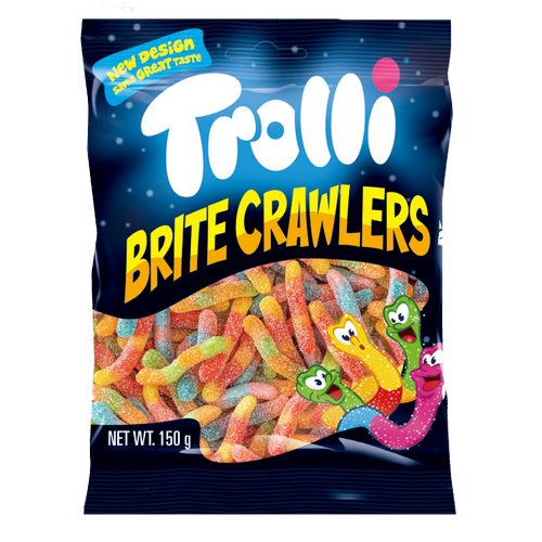 TROLLI BRITECRAWLERS 150G X10
