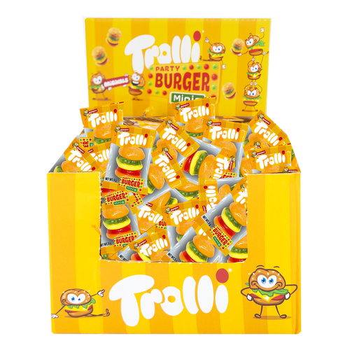 TROLLI PARTY BURGER 9G X60