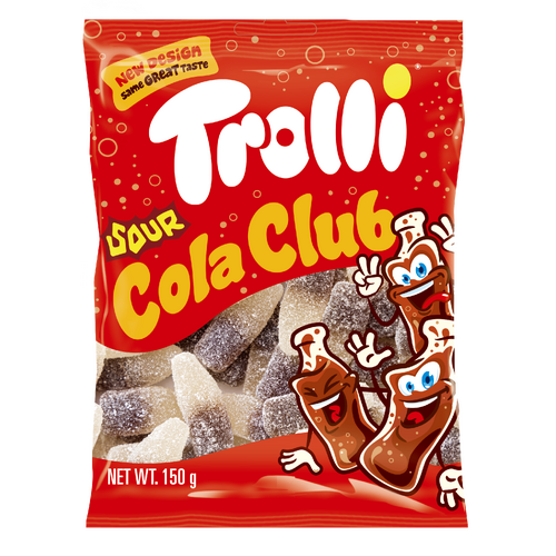 TROLLI SOUR COLA CLUB 150G X 10