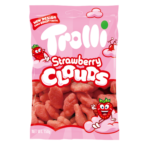 TROLLI STRAWBERRY CLOUDS 150G X 8