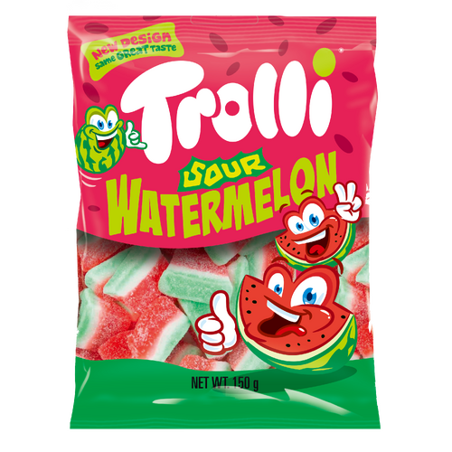 TROLLI SOUR WATERMELON 150G X10