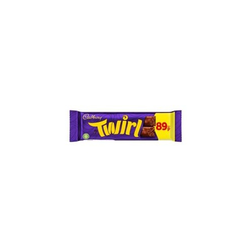 UK CADBURY  TWIRL CHOCOLATE BAR  43G X 48
