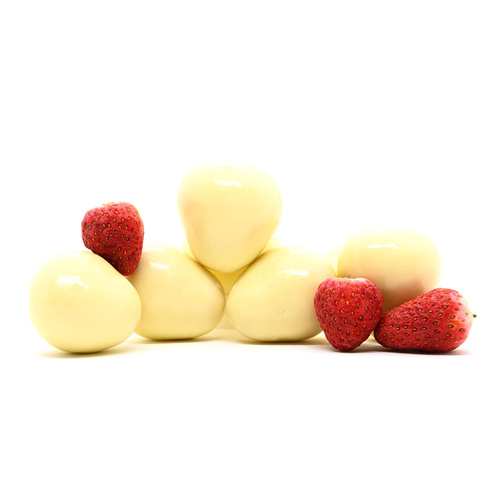 WHITE CHOCOLATE FREEZE DRIED STRAWBERRIES 5KG