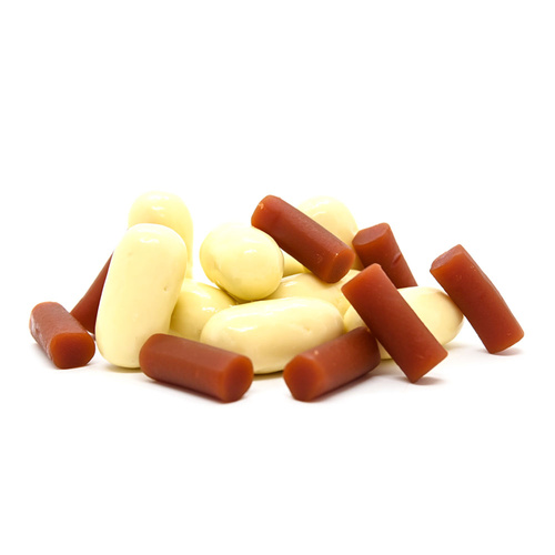 WHITE CHOCOLATE RASPBERRY BULLETS 7KG