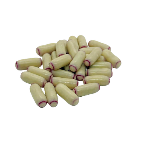 FYNA WHITE CHOC RASPBERRY BULLETS SMALL 6.5KG