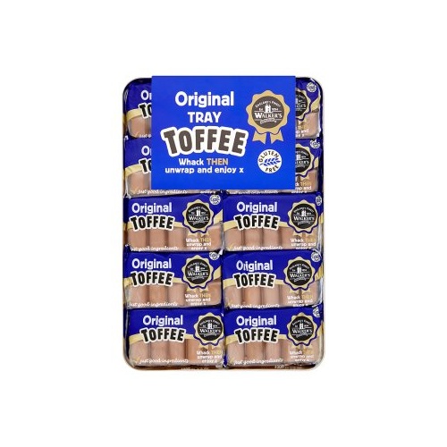 WALKER'S CRAMY ORIGINAL TOFFEE BAR 100G X10