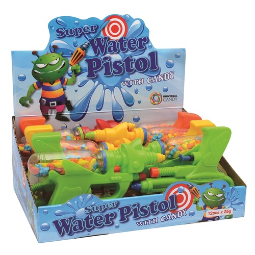 SUPER WATER PISTOLS 25G X 12